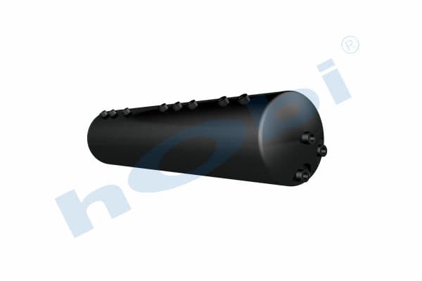 Air Tank Steel Internal 2 pcs Ø246 L:1163 Lt:51 5 Black (RAL9005)