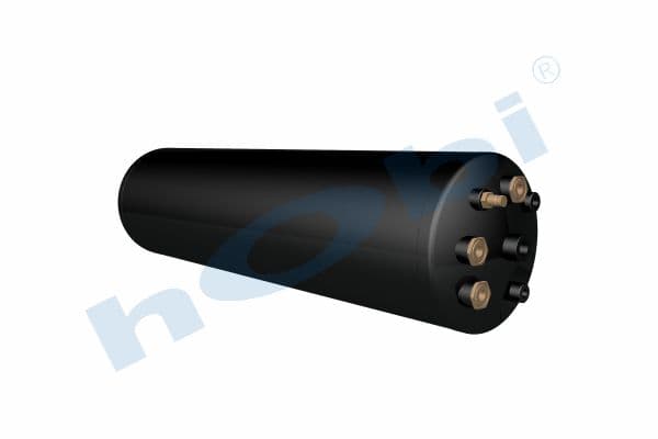 Air Tank Steel Internal 2 pcs Ø220 L:845 Lt:31 Black (RAL9005)