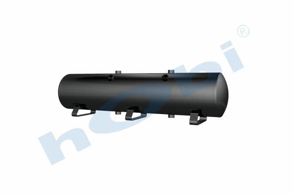 Air Tank Steel Internal 2 pcs With Body Bracket Ø230 L:1050 Lt:40 Black