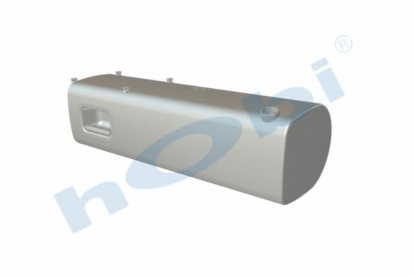 VL 600 Lt. Fuel Tank Aluminium Stepped H:560 W:676 L:1950
