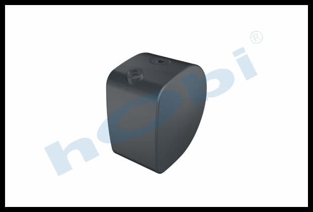 VL 165 Lt. Fuel Tank Steel H:710 W:689 L:430 Grey (RAL7016)