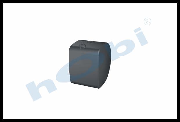 VL 205 Lt. Fuel Tank Steel H:710 W:689 L:530 Grey (RAL7016)