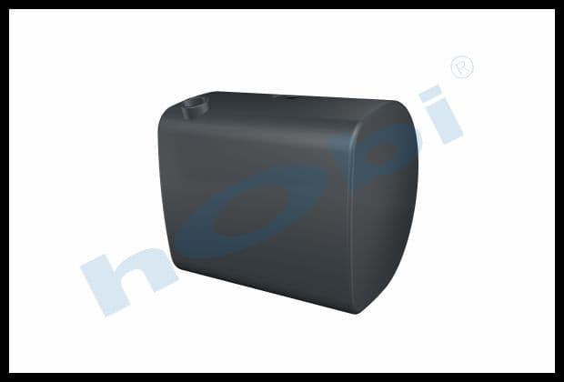 VL 320 Lt. Fuel Tank Steel H:710 W:689 L:810 Grey (RAL7016)