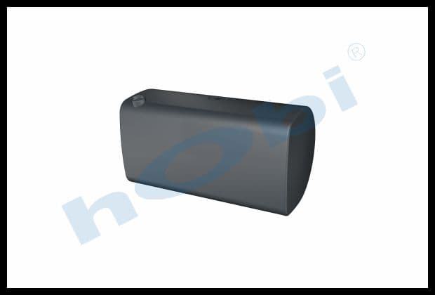VL 530 Lt. Fuel Tank Steel H:710 W:689 L:1330 Grey (RAL7016)