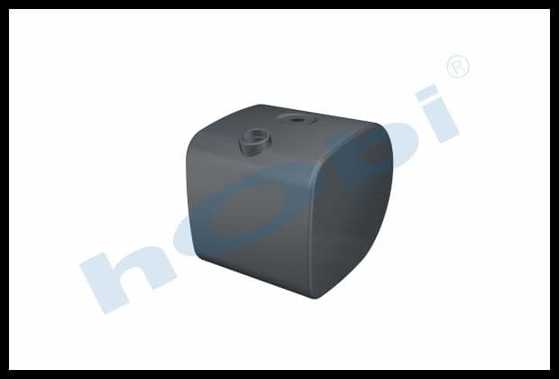 VL 155 Lt. Fuel Tank Steel H:560 W:676 L:530 Grey (RAL7016)