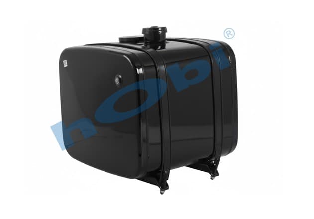 UN 200 Lt. Hidrolik Yağ Tankı, Çelik, Yandan Valfli, H:300 W:660 L:550 Siyah