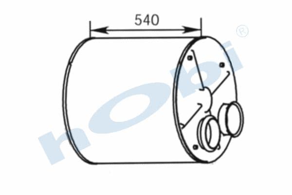 DF XF95 E3, Exhaust Muffler,