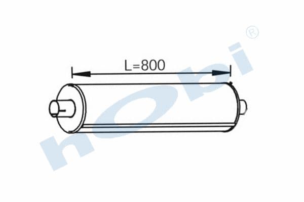 IV Eurocargo E3, Exhaust Muffler (L.C.),