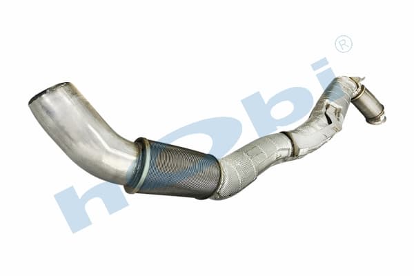 MC E6, Inox, W/M Type Flexible Pipe, Insulated, Pipe, Exhaust Front,