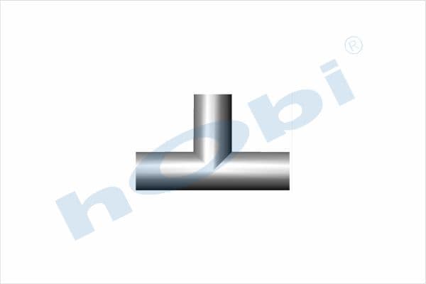 Boru, Universal Adaptör, T, A:90° Ø127 L1:280 L2:330 Alusi