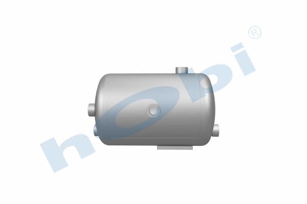 Hava Tankı, Ø206 L:336 Alüminyum, Gövde Braketli, Lt:10