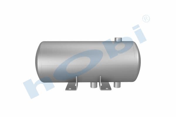 Hava Tankı, Ø206 L:514 Alüminyum, Gövde Braketli, Lt:15