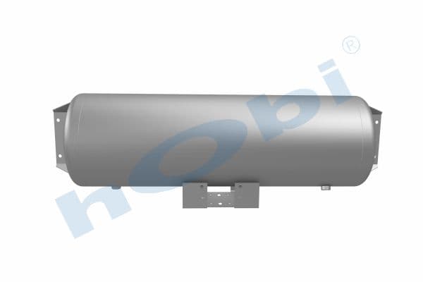 Hava Tankı, Ø350 L:1145 Alüminyum, Gövde ve Kapak Braketli, Lt:104