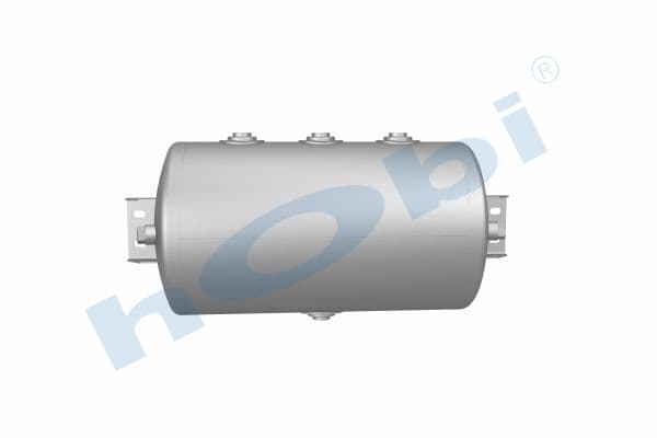 Hava Tankı, Ø330 L:626,6 Alüminyum, Kapak Braketli, Lt:48