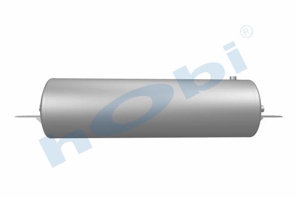 Hava Tankı, Ø310 L:1129 Alüminyum, Kapak Braketli, Lt:80