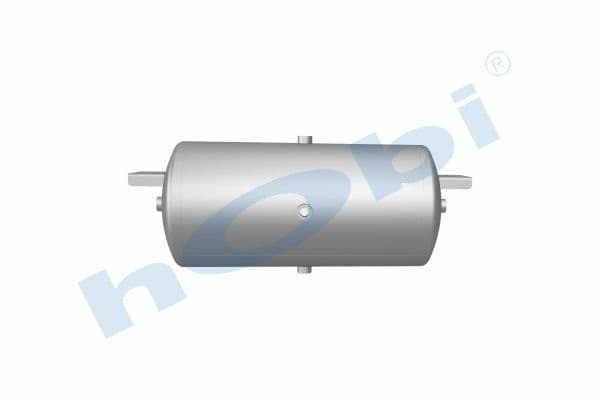 Hava Tankı, Ø300 L:663 Alüminyum, Kapak Braketli, Lt:50