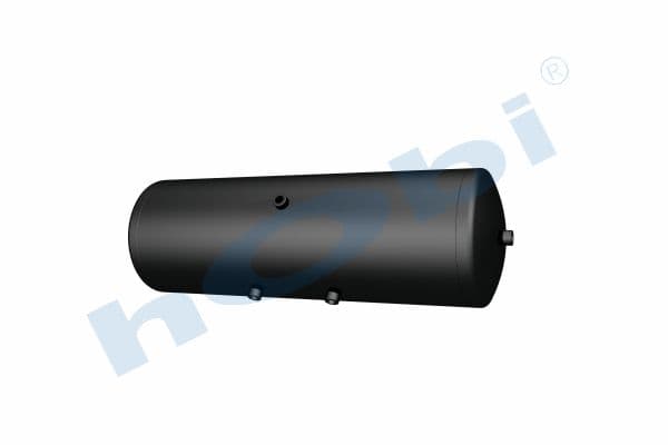 Hava Tankı, Ø300 L:926 Çelik, Lt:60 Siyah (RAL9005)