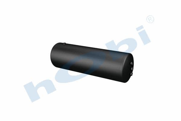 Hava Tankı, Ø310 L:995 Çelik, Lt:70 Siyah (RAL9005)