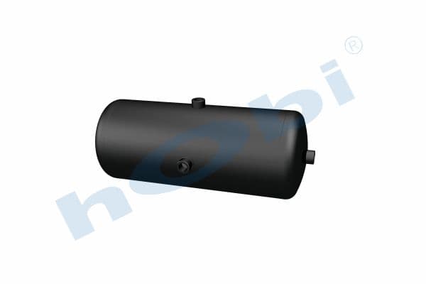 Hava Tankı, Ø206 L:516 Çelik, Lt:17 Siyah (RAL9005)