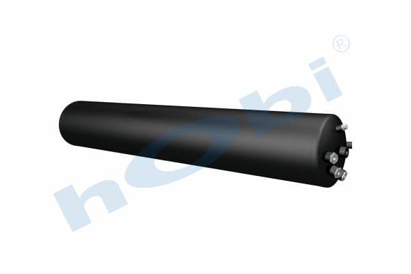Hava Tankı, Ø230 L:1407,4 Çelik, Lt:56 Siyah (RAL9005)