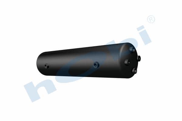 Hava Tankı, Çelik, İç 2'li, Ø206 L:878 Lt:26 Siyah (RAL9005)